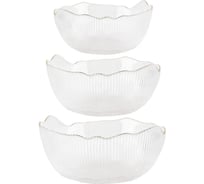 Набор салатников Nouvelle Frost strip 3 шт 9950306