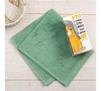 Полотенце махровое Этель Армия 30x30 см, 100 хлопок, 340 гр/м2 7546514