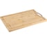 Доска разделочная Bergner 40x25x1,9 см, бамбук, стальная ручка BG-39971-MМ 6