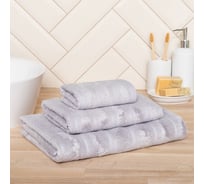 Полотенце махровое Этель Bamboo Grey 70x130 см, 70% хлопок, 30% бамбук, 450 гр/м2 7980886