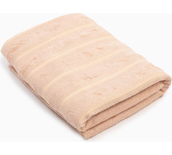 Полотенце махровое Этель Bamboo Biege 50x90 см, 70% хлопок, 30% бамбук, 450 гр/м2 7980888