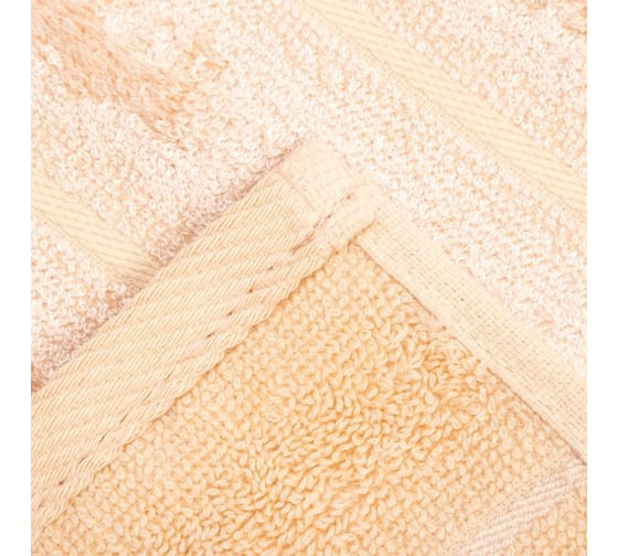 Полотенце махровое Этель Bamboo Biege 50x90 см, 70% хлопок, 30% бамбук, 450 гр/м2 7980888