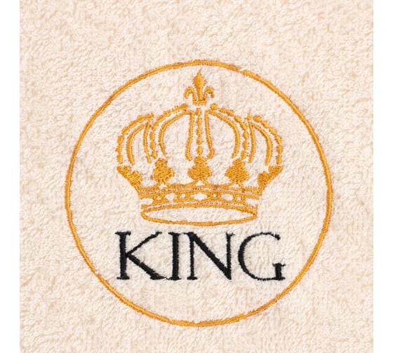 Полотенце махровое Этель King 70x130 см, 100% хлопок, 350 г/м2 9043503