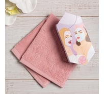 Полотенце махровое Этель Beauty 30x30 см, 100 хлопок, 340 гр/м2 7546518