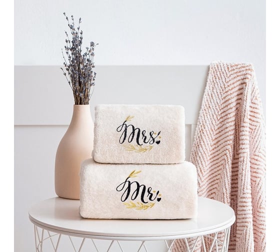 Полотенце махровое Этель Missis 70x130 см, 100% хлопок, 350 г/м2 6486502 1