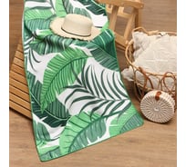 Полотенце пляжное Этель Green Vibes, 70x140 см, 250 гр/м2, 100%п/ 9541832