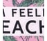 Полотенце пляжное Этель Feel Beachy, 70x140 см, 250 гр/м2, 100%п/э 9541837 3