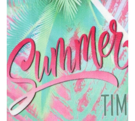 Полотенце пляжное Этель Neon Summer, 70x140 см, 250 гр/м2, 100%п/э 9541836