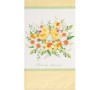 Полотенце Этель Цыплята 40x73 см, 100% хлопок, саржа 190 г/кв.м 4778282