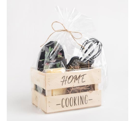 Набор подарочный Этель Home cooking, полотенце, варежка-прихватка, кухонная лопатка, венчик, губка 7075971