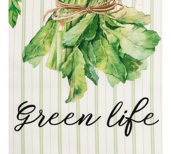 Набор подарочный Этель Green life, прихватка-карман, полотенце, лопатка 6924775
