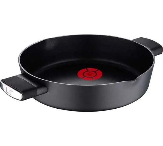 Сотейник Bergner алюминиевый, 28 см, 3,37 л, стеклянная крышка, Ion Plus BG-35913-BK