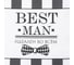 Полотенце Доляна кухонное Best man black 35x60 см, 100% хлопок, 160 г/кв.м 10200497 3