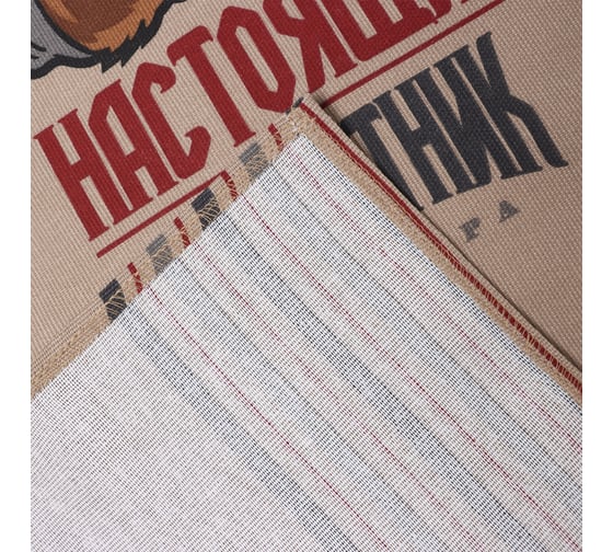 Кухонный набор Доляна Настоящий защитник 3 предмета: фартук 70x60 см,прихватка 20x20 см,полотенце 35x60 см-2шт. 10221 10221831