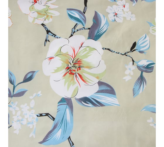 Комплект постельного белья Экономь и Я 1,5 спальный Flower 143x215 см, 145x214см, 50x70 см 1 шт, 60 г/кв.м, микрофибра 10227968