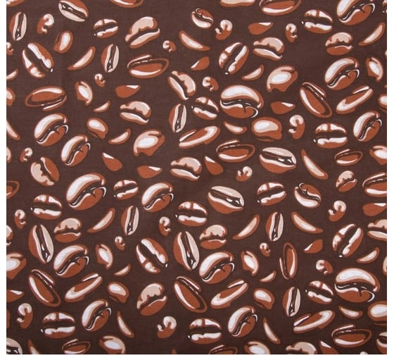 Комплект постельного белья Этель евро Кофе 200x217 см, 220x240 см, 70x70 см 2 шт, 100% хлопок, бязь 125 г/кв.м 1090437
