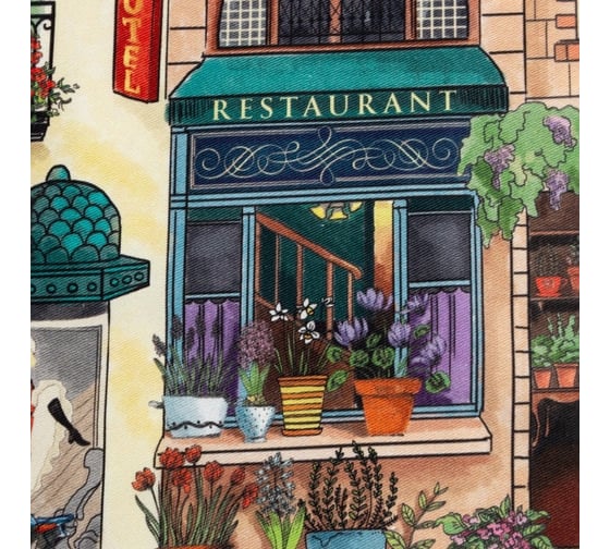 Полотенце Этель Bon Appetit 40x70 см, 100% хлопок, саржа 190 г/кв.м 3184272