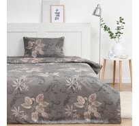 Комплект постельного белья Экономь и Я 2 спальный Leaf fall 173x215 см, 175x214см, 50x70 см 2 шт, 60 г/кв.м, микрофибра 10227974 32579982