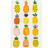 Полотенце Доляна кухонное Ананасы 35x60 см, 100% хлопок, 160 г/кв.м 4136473