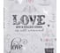 Полотенце Этель Love 40x67 см, 100% хлопок, саржа 190 г/кв.м 4017222 4