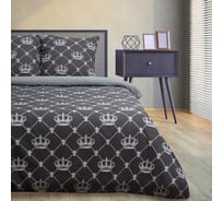 Комплект постельного белья Этель дуэт Crown 143x215 см - 2 шт., 220x240 см, 70x70 см - 2 шт., бязь 4150395