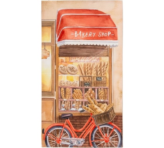 Полотенце Этель Bakery house 40x73 см, 100% хлопок, репс 210 г/кв.м 4645871