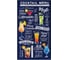 Полотенце Этель Cocktail menu 40x73 см, 100% хлопок, саржа 190 г/кв.м 4136495 1