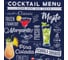 Полотенце Этель Cocktail menu 40x73 см, 100% хлопок, саржа 190 г/кв.м 4136495 3