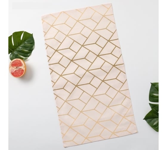 Полотенце Этель Сетка, 35x65 см на петельке,репс,пл.130 г/кв.м, 100% хлопок 4126941