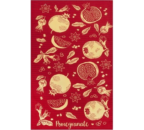 Полотенце Доляна кухонное Гранаты 35x60 см, 100% хлопок, 160 г/кв.м 4136474