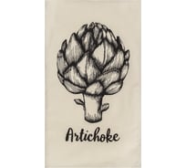 Полотенце Доляна кухонное Artichoke 35x60 см, 100% хлопок, 160 г/кв.м 4136467