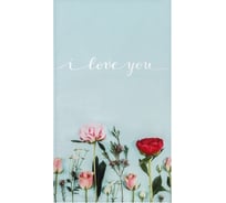 Полотенце Этель I love you 40x73 см, 100% хлопок, саржа 190 г/кв.м 4136497