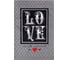 Полотенце Этель Love is all around 40x67 см, 100% хлопок, саржа 190 г/кв.м 4017223 1