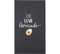 Полотенце Этель Avocado 40x73 см, 100% хлопок, саржа 190 г/кв.м 5423075