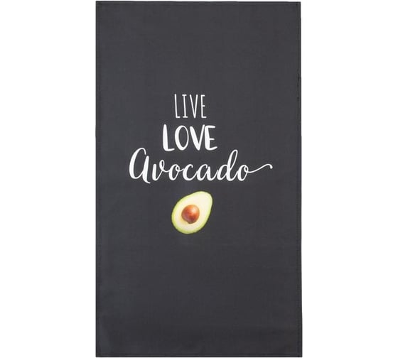 Полотенце Этель Avocado 40x73 см, 100% хлопок, саржа 190 г/кв.м 5423075