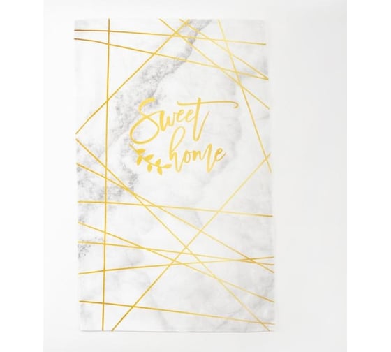 Полотенце Этель Sweet Home 40x70 см, 100% хлопок, саржа 190 г/кв.м 5511199 1