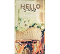 Полотенце Этель Hello 40x73 см, 100% хлопок, саржа 190 г/кв.м 5423044