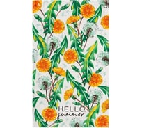 Полотенце Доляна кухонное Hello summer 35x60 см, 100% хлопок, 160 г/кв.м 4682740