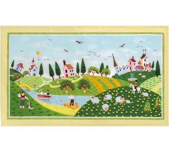 Полотенце Этель Тоскана 40x73 см, 100% хлопок, саржа 190 г/кв.м 4136506 1