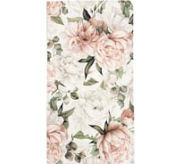 Полотенце Этель Пионы 40x73 см, 100% хлопок, саржа 190 г/кв.м 5376623