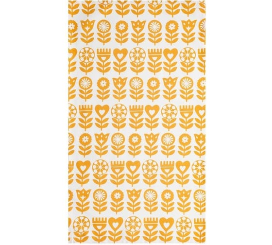 Полотенце Этель Yellow garden 40x73 см, 100% хлопок, саржа 190 г/кв.м 6756618
