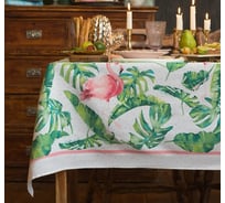 Скатерть Доляна Tropical kitchen 180x144 см, 100% хлопок, 164 г/кв.м 4682771