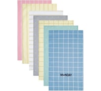 Набор полотенец кухонных Доляна Week 35x60 см-7шт, 100% хлопок 6853365