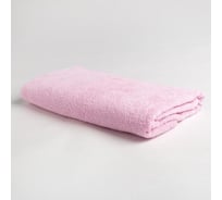 Полотенце махровое Экономь и Я 70x130 см, розовый, 100% хлопок, 320 г/кв.м 6957336