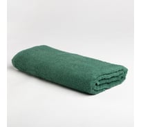Полотенце махровое Экономь и Я 70x130 см, темно-зеленый, 100% хлопок, 320 г/кв.м 6957344