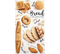 Полотенце Этель кухонное Fresh Bread 40x73 см, 100% хлопок, саржа 190 г/кв.м 4864336