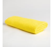 Полотенце махровое Экономь и Я 70x130 см, желтый, 100% хлопок, 320 г/кв.м 6957339
