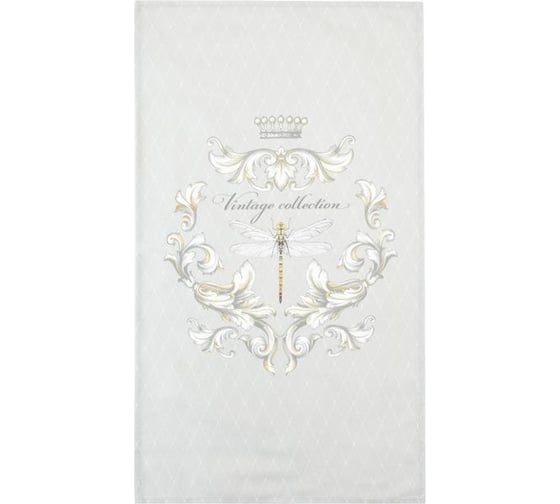 Полотенце Этель Vintage collection 40x73 см, 100% хлопок, саржа 190 г/кв.м 5423084 1