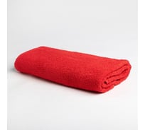 Полотенце махровое Экономь и Я 70x130 см, красный, 100% хлопок, 320 г/кв.м 6957343
