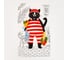 Набор полотенец кухонных Доляна Happiness 35x60 см 4 шт, 100% хлопок 5423147 4